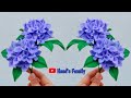 Cara Membuat Bunga Hydrangea dari Kain Flanel | DIY How to Make Felt Flower Hydrangea