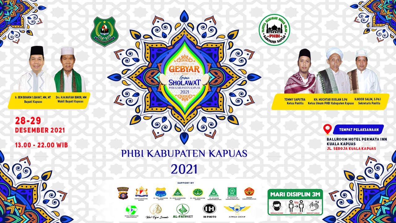 GEBYAR GEMA SHOLAWAT PHBI KABUPATEN KAPUAS 2021 - PART 2