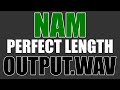 Nam outputwav  how to use audacity to edit your training audio  easy and precice