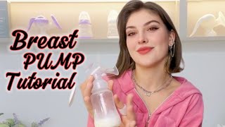 Breast Pump Tutorial for Beginners | How to Pump Breast Milk Easily & Comfortably