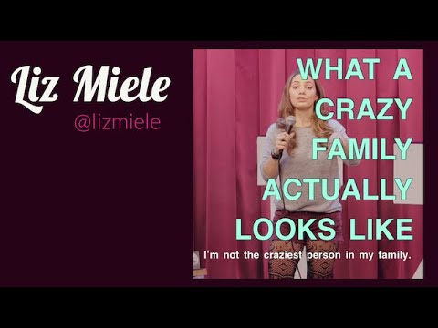 WHAT A CRAZY FAMILY ACTUALLY LOOKS LIKE - Liz Miele
