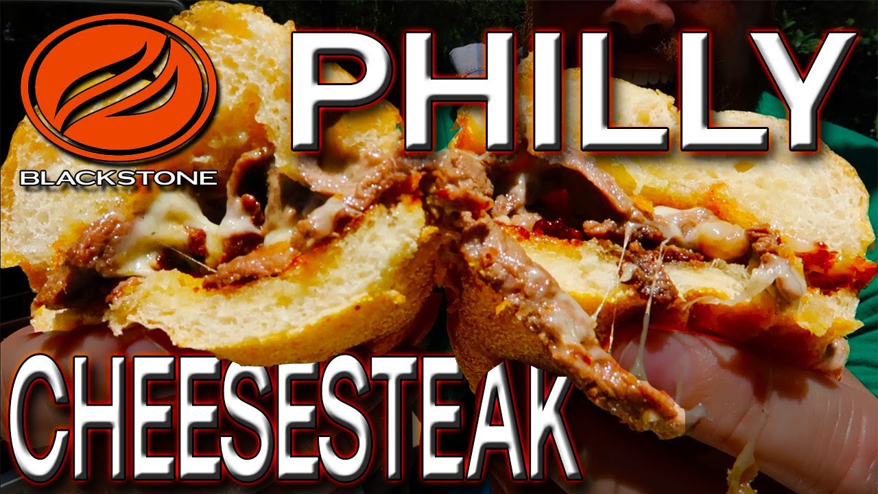HOW TO MAKE PHILLY CHEESESTEAK SANDWICH ON BLACKSTONE GRIDDLE! OUR TAKE - YouTube