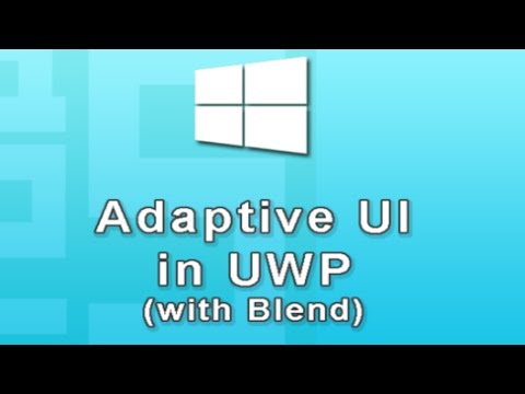 Adoptive UI with Expression Blend in UWP Windows 10 Apps