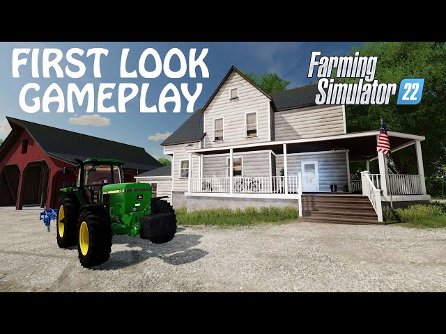 Farming Simulator 2022 - FIRST LOOK GAMEPLAY | IT'S AWESOME | ELMCREEK MAP  | PS4 & PS5 & Xbox - YouTube