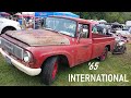 7 29 24 SCARCE &#39;65 INTERNATIONAL PICKUP TRUCK SEEN AT GRANBY QUEBEC SHOW