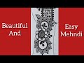 new mehndi design easy and beautiful ॥ Arabic Mehendi design