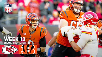 Kansas City Chiefs vs. Cincinnati Bengals | 2022 Week 13 Game Highlights