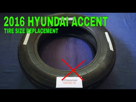 Video: Welke bandenmaat past op een Hyundai Accent?