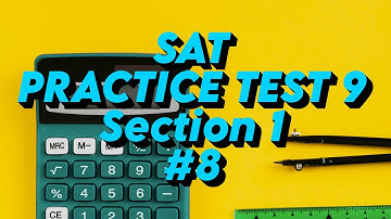 SAT Practice Test 9 Math Section 1 Question 8. 3x + 6 = 4y 3x + 4 = 2y what is the value of y?