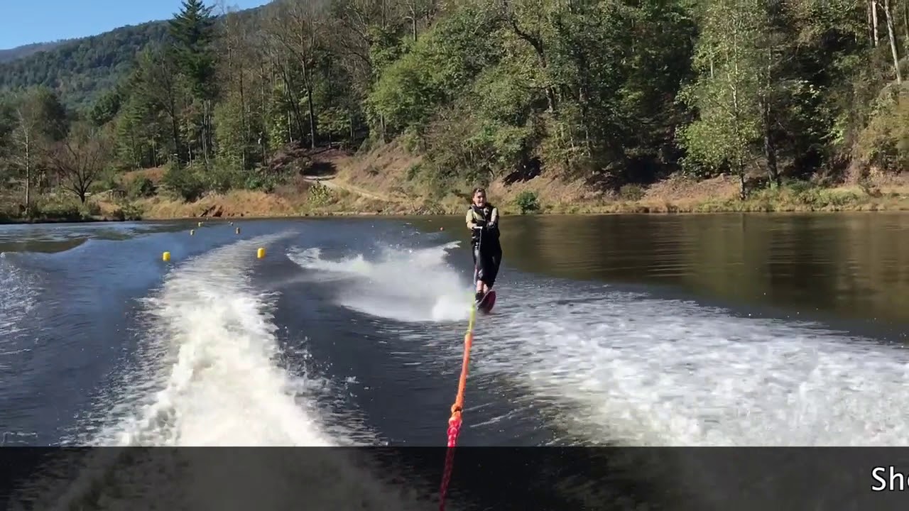 Anna learning to Water Ski YouTube