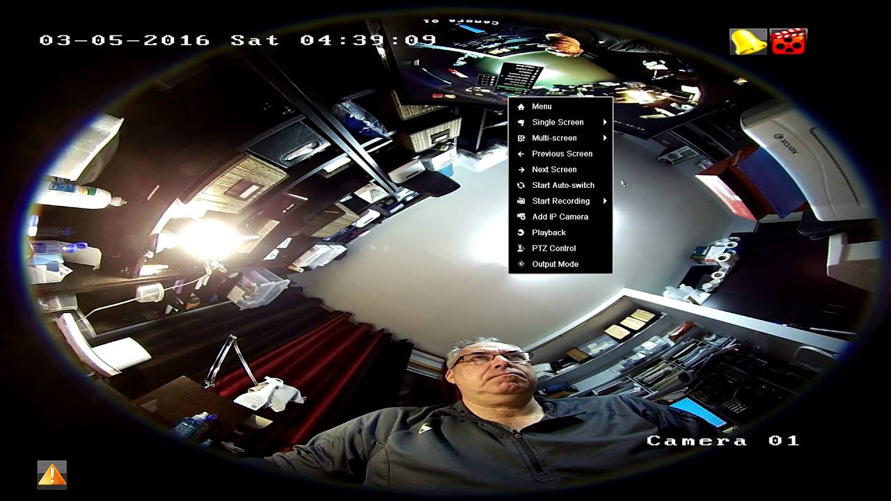 camera fisheye 360 hikvision