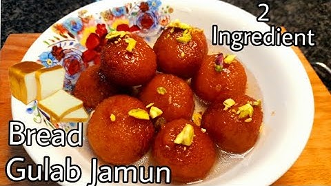 10 Minutes Recipe || Instant Bread Gulab Jamun with Only 2 Ingredients