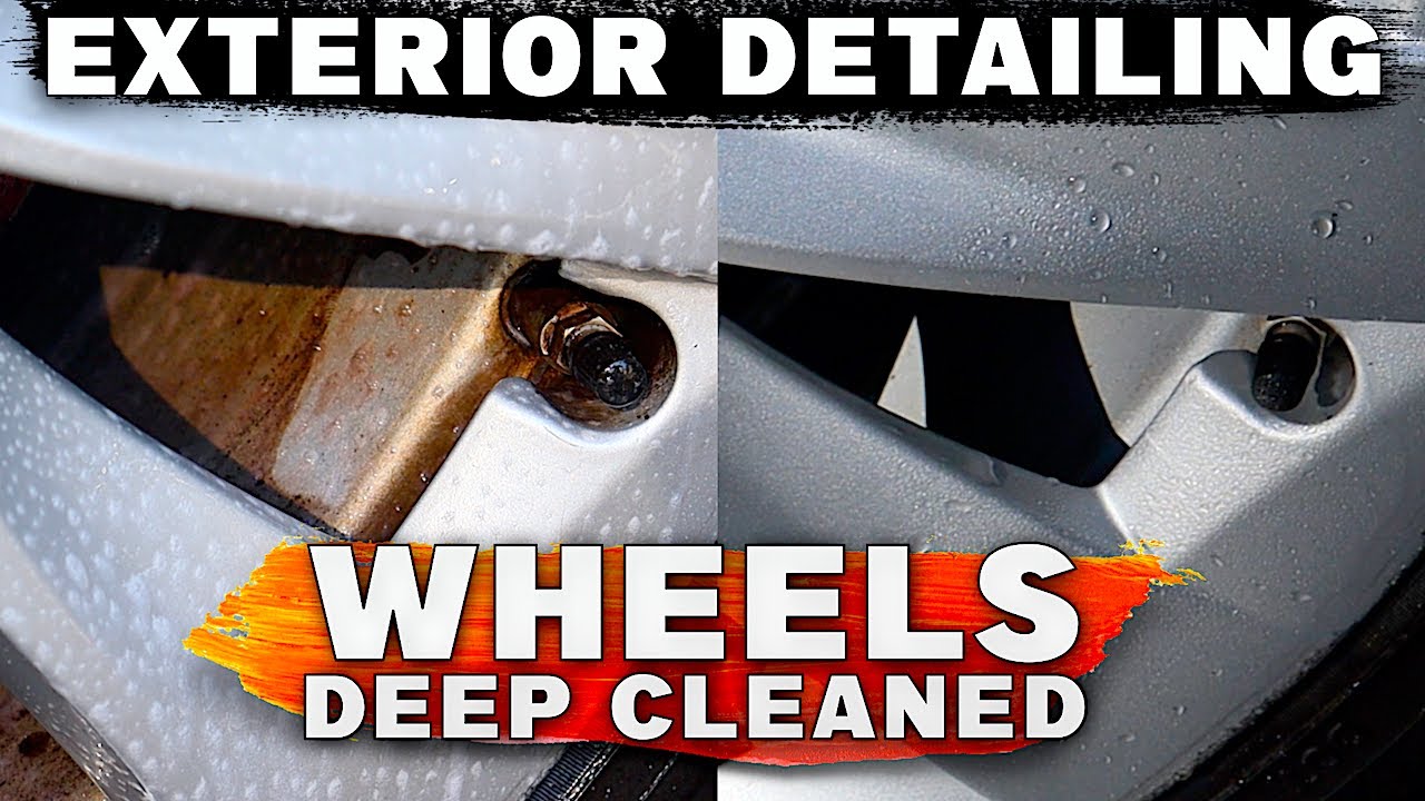 DEEP CLEANING WHEELS ON A TESLA MODEL S / PART 3 detailing tesla 