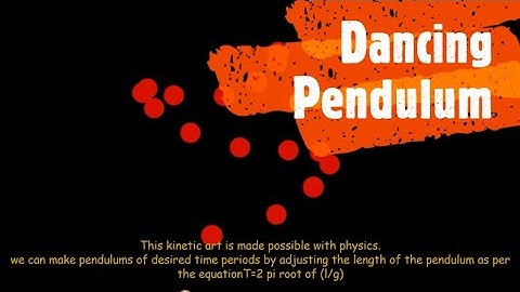 Pendulum wave in Algodoo!