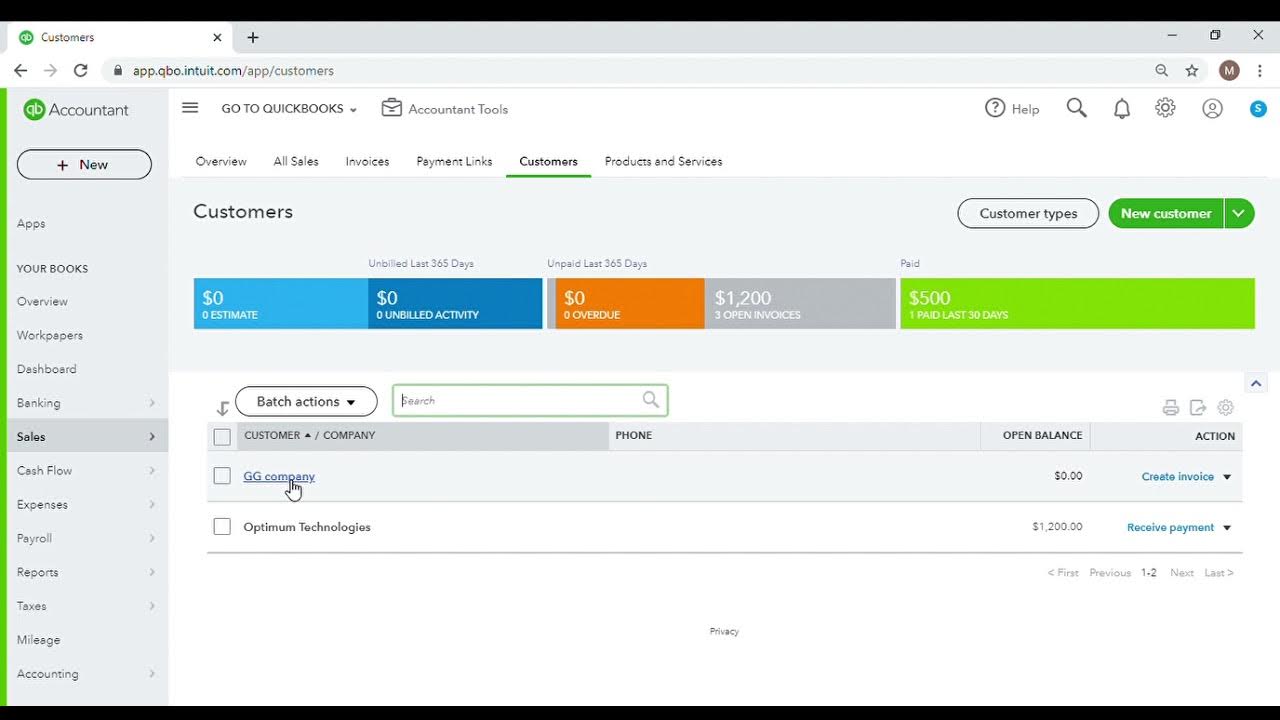 How to Delete a Payment of a Customer Invoice in QBO YouTube