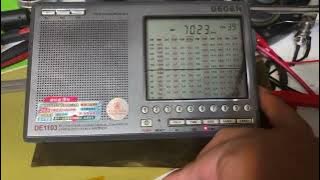 DE1103 receive the CW 7023
