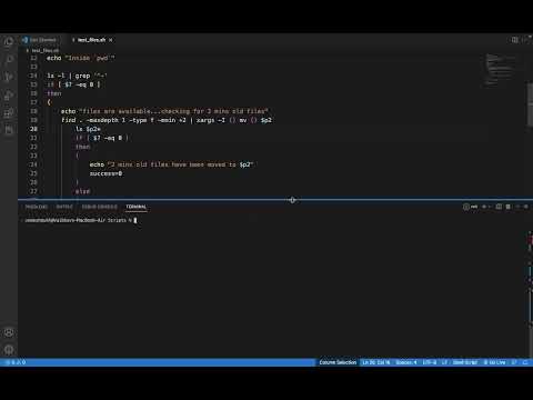 Shell Scripting with