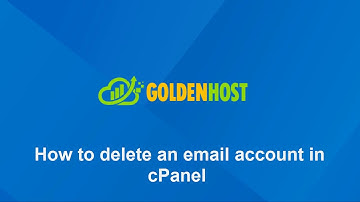 cPanel Tutorial! How to delete and email account in cPanel