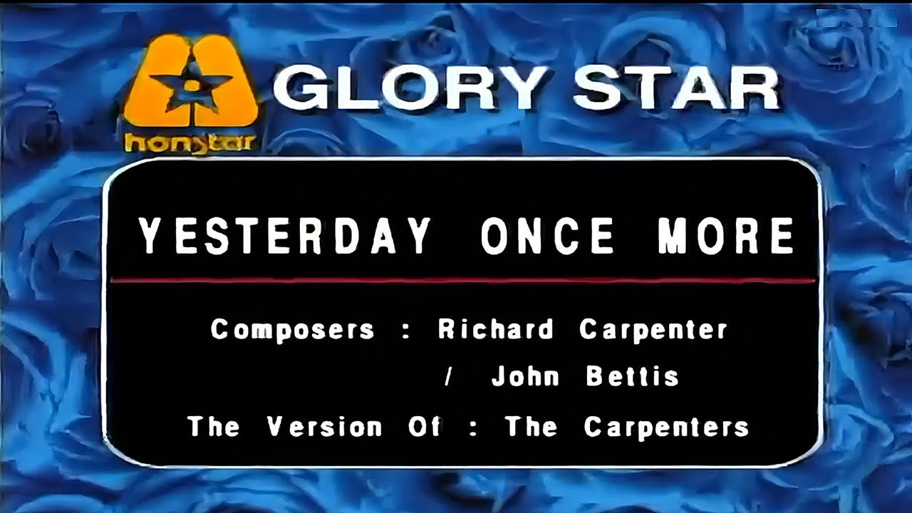 The Carpenters Yesterday Once More Karaoke Music YouTube the-carpenters-yesterday-once-more-karaoke-music-youtube