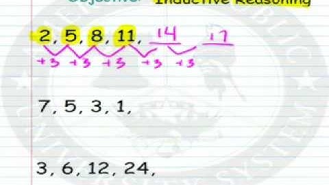 Inductive Reasoning #1