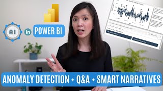 Power BI Anomaly Detection + Smart Narratives + Q&A + Analyze : AI Artificial Intelligence Part 3