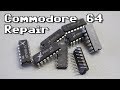 C64 Black Screen Repair (MT RAM Chips)