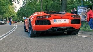 Lamborghini Aventador LP700-4 - Loud Revs & Launch Accelerations !