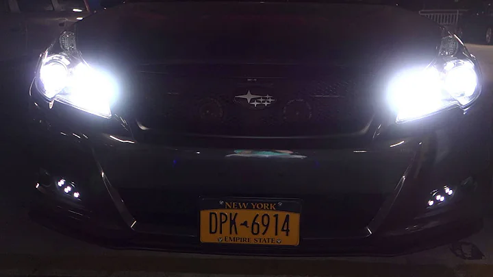 2010 Subaru Legacy LED DRLs, Low and High-Beams