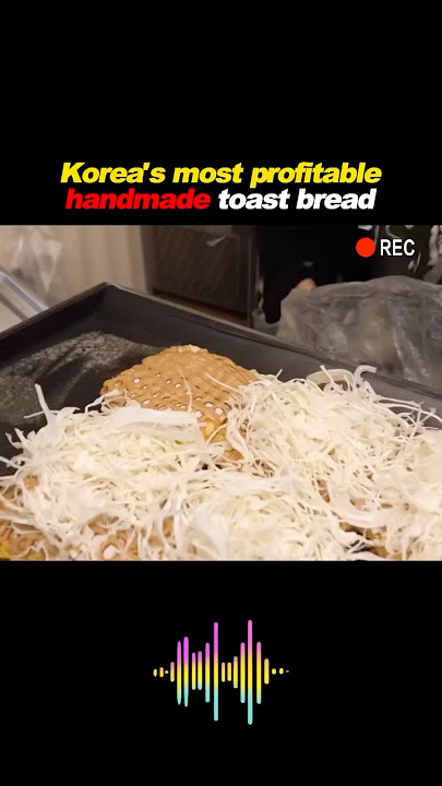 Korea's most profitable handmade toast bread#delicius #deliciious