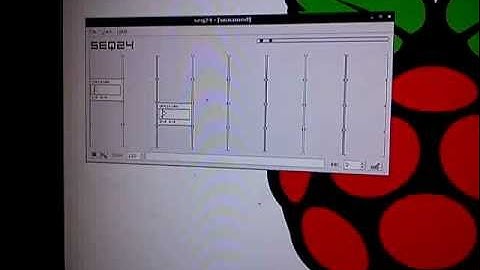 Sequencer running on Raspberry PI