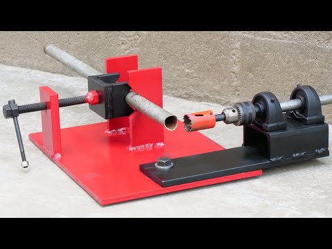 Make A Pipe Notcher | Simple Homemade Tube Notcher | DIY