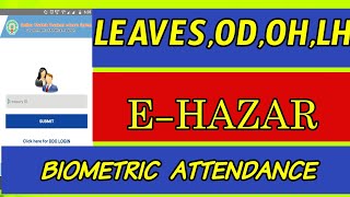 HOW TO APPLY CL & OTHER LEAVES,OD,OH,LH ON BIOMETRIC  ATTENDANCE screenshot 4