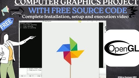 Spinner | OpenGL Project | Computer Graphics Project | With Free Source Code