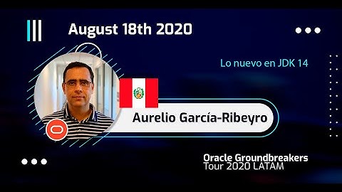 Aurelio García-Ribeyro - Lo nuevo en JDK 14