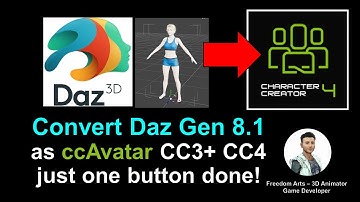 Daz Genesis 8.1 to Character Creator 4.2 - Tutorial