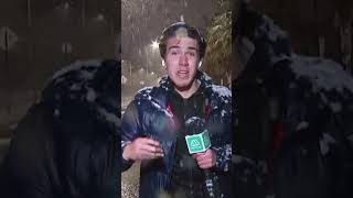 Así nieva en San Carlos de Apoquindo a esta hora