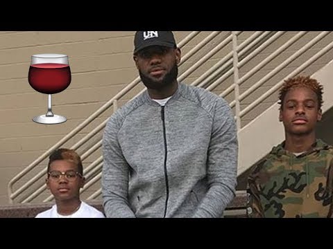 LeBron James DRINKS ALCOHOL With 11 & 14 Year Old Sons!