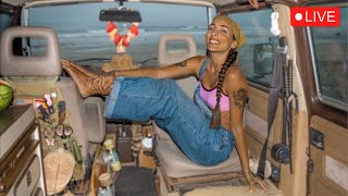 STARING OVER AGAIN… SELLING MY VAN? 🔴 LIVE STREAM (Let’s catch up)