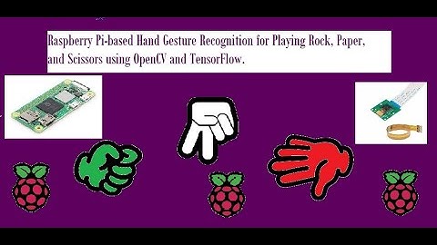 Raspberry Pi-based Hand Gesture Recognition for Playing Rock, Paper, and Scissors (OpenCVTensorFlow)