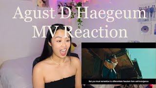 Agust D Haegeum Official MV REACTION