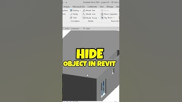 ✅How to Hide & Unhide Any Element In Revit #revit #architecture #revittutorial @DeepakVerma_cad