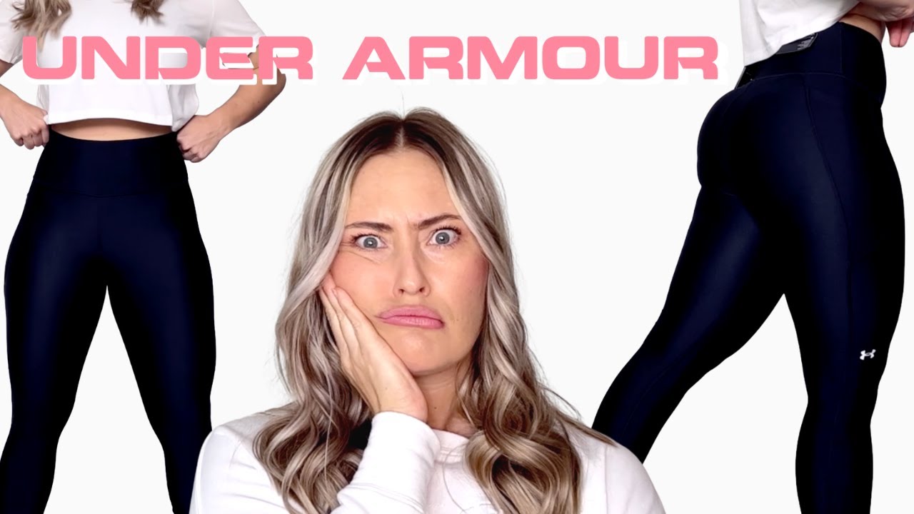 NEW UNDER ARMOUR LEGGING TRY ON REVIEW / HEATGEAR NO-SLIP