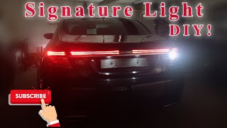 Saab 9-5 2010-2011 LED Trunkbar Repair Kit Installation!