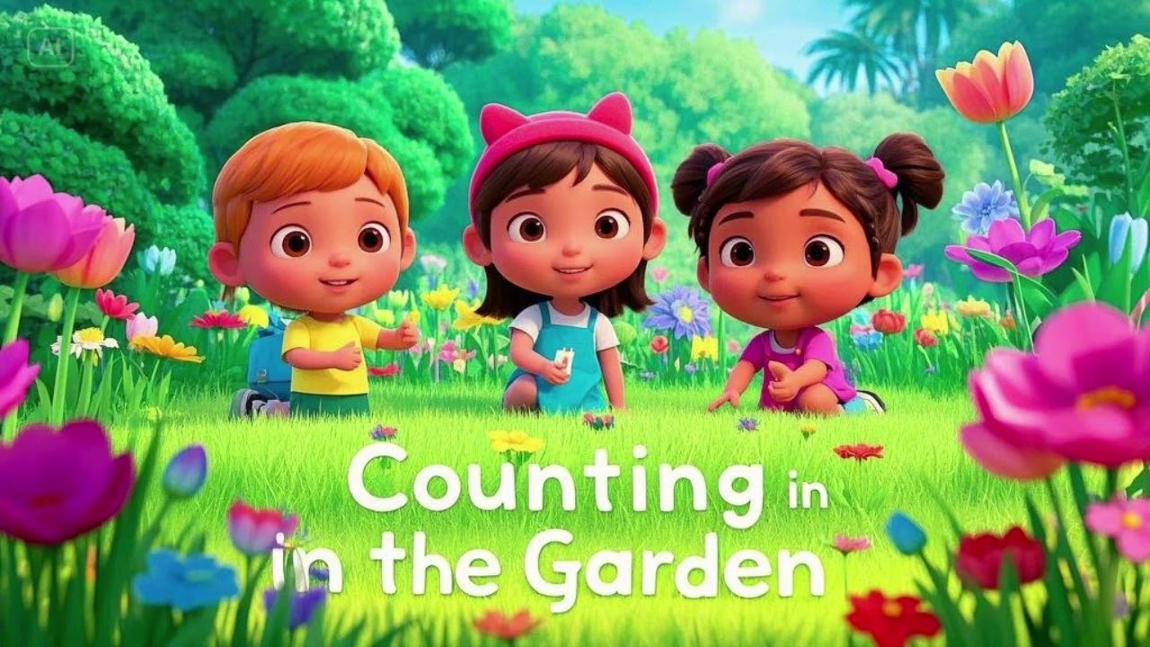 🌱 Counting in the Garden 2: A Fun and Colorful Adventure with Nature! 🌸🍃