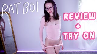 Panties And Th0Ng Try On | Rat Boi Review