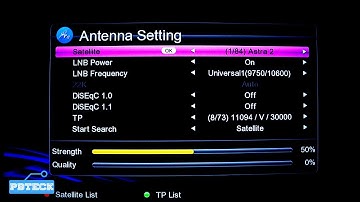 💎 How To Reset And Scan Quality Advanced S2 Satellite Decoder