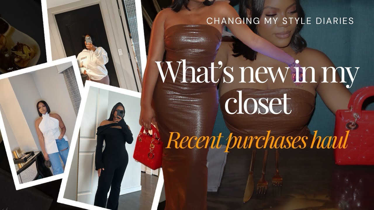 What S New In My Closet Recent Purchases Haul Fall Fashion Try On