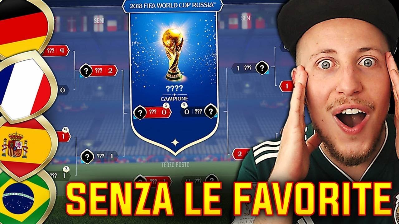 CHI VINCEREBBE IN UN MONDIALE SENZA LE BIG?! CE LO SVELA FIFA 18! [Prediction World Cup Russia 2018]
