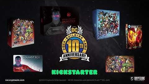 DC Deck-Building Game 10th Anniversary Kickstarter