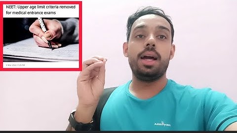 NEET 2022 BIG UPDATE 💥 UPPER AGE LIMIT REMOVED 😍😍😍